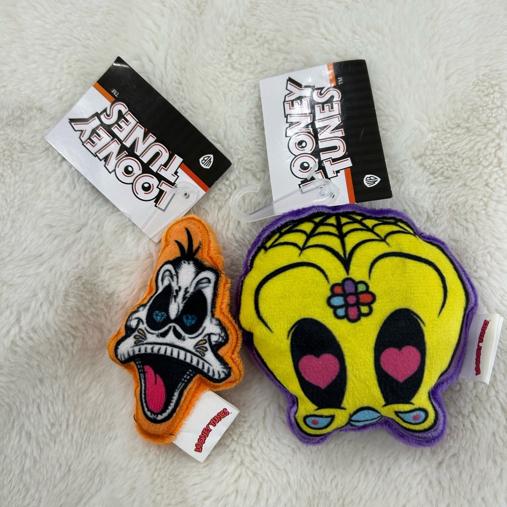 💥PRICE⬇️ Looney Tunes • Pet Toys, Tweety & Daffy • Small